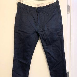 Topman Stretch Skinny Navy Pant W32 L32